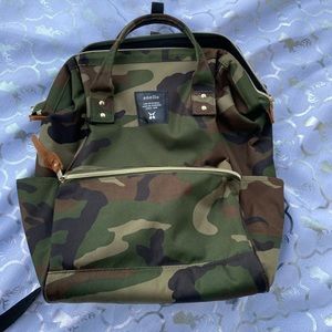 Anello camo print backpack